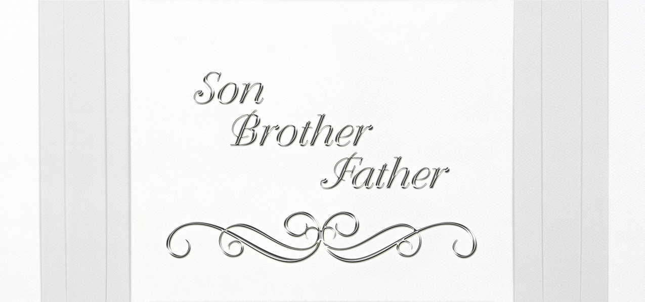 White Faux (Son Brother Father) PROOF